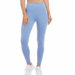 Danskin Ladies Lightweight 7/8 Legging with Pockets Light Blue NEW